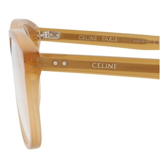 Celine Womens Aviator Brown Brown Transparent Fashion Designer Eyewear - Picture 4 of 4